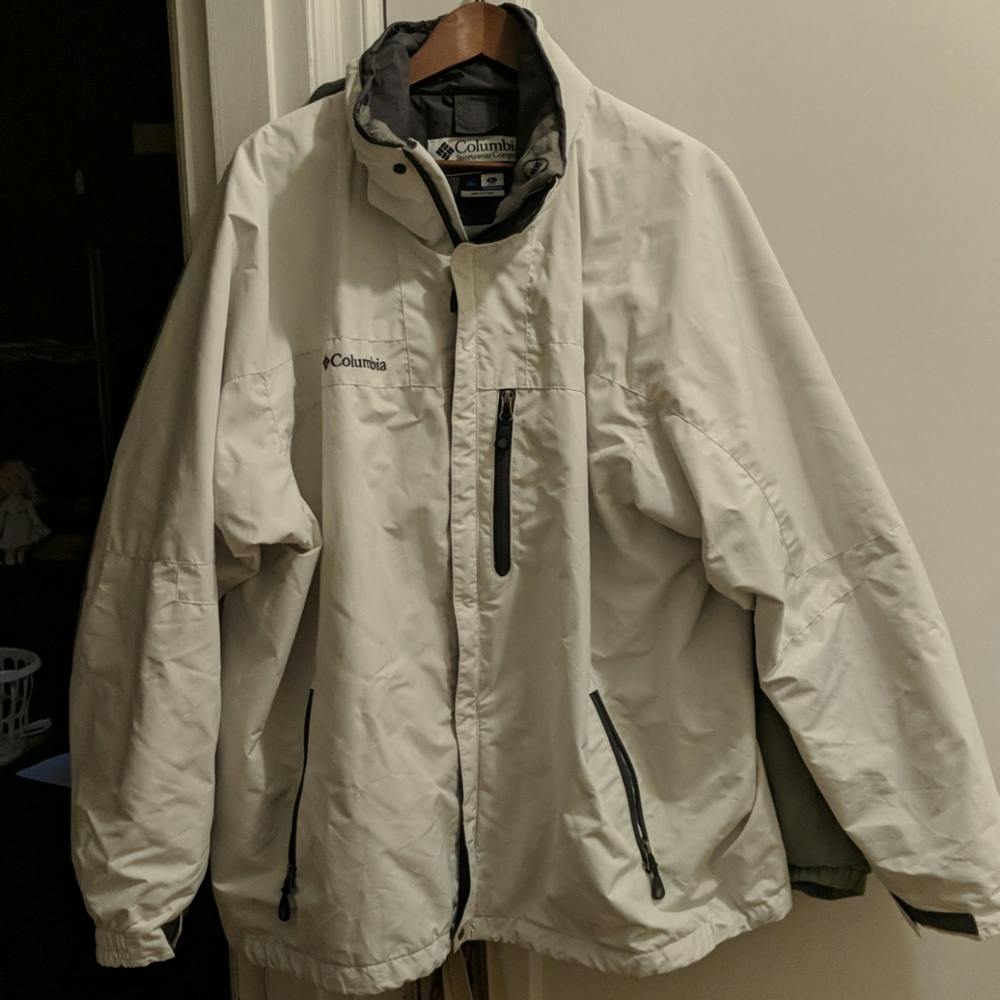 Columbia Jacket with removable liner